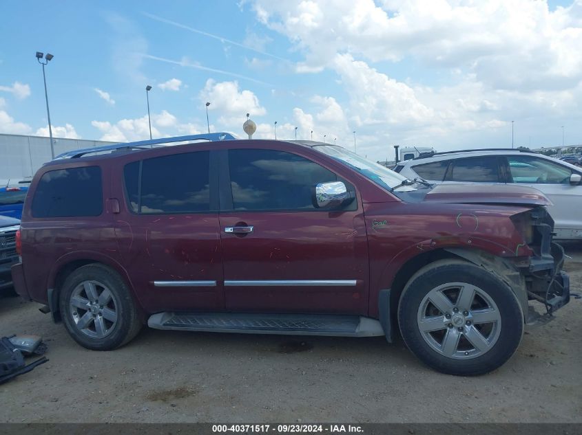 2011 Nissan Armada Platinum VIN: 5N1BA0NF3BN618840 Lot: 40371517