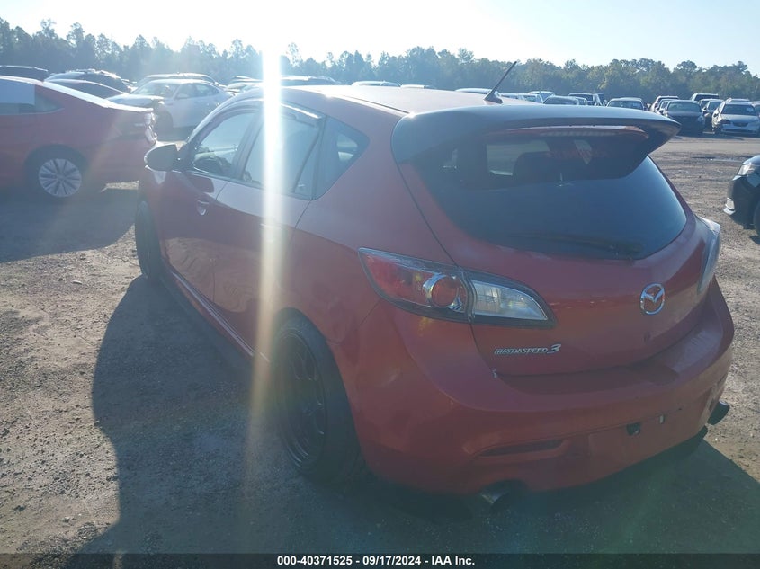 Vin: jm1bl1l41c1564128, lot: 40860063, mazda mazdaspeed3 touring 20123