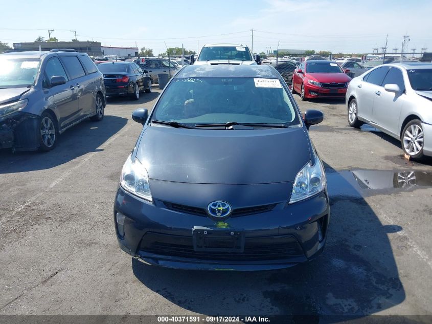 2012 Toyota Prius Two VIN: JTDKN3DU6C1540024 Lot: 40371591