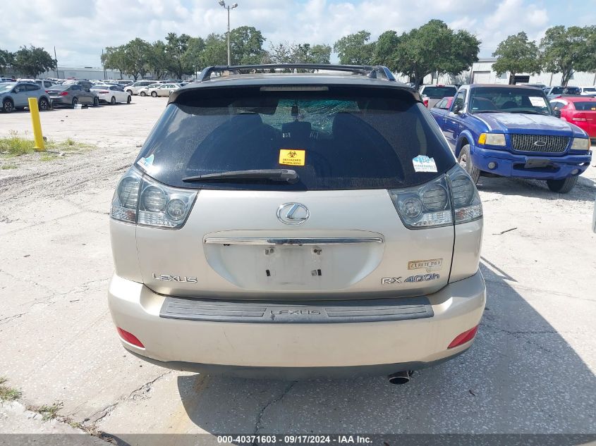 2007 Lexus Rx 400H VIN: JTJGW31U672003187 Lot: 40371603