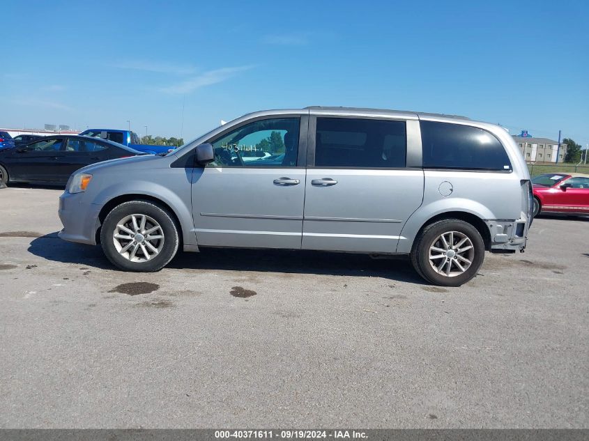 2014 Dodge Grand Caravan Sxt VIN: 2C4RDGCGXER182252 Lot: 40371611