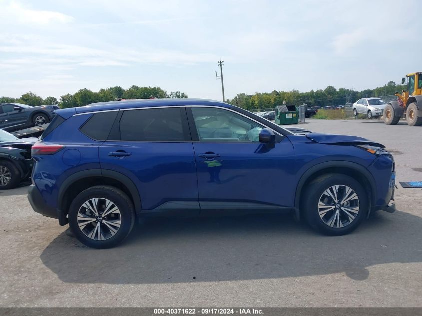 2021 Nissan Rogue Sv Intelligent Awd VIN: 5N1AT3BB3MC845257 Lot: 40371622