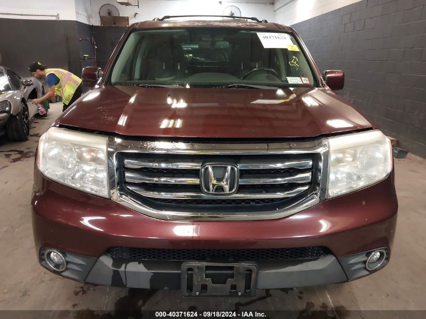 2013 Honda Pilot Ex-L VIN: 5FNYF4H54DB029128 Lot: 40371624