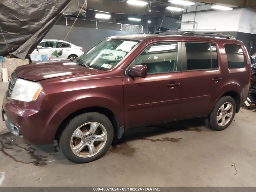 2013 Honda Pilot Ex-L VIN: 5FNYF4H54DB029128 Lot: 40371624