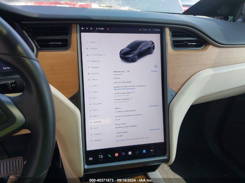 2020 Tesla Model X Long Range Dual Motor All-Wheel Drive/Long Range Plus Dual Motor All-Wheel Drive VIN: 5YJXCAE29LF283851 Lot: 40371673