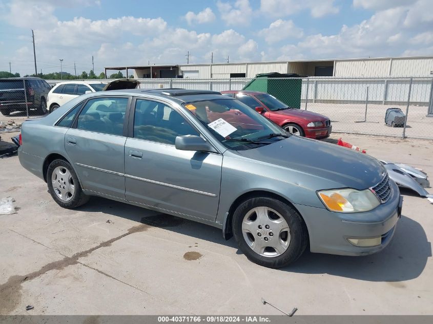 2003 Toyota Avalon Xl/Xls VIN: 4T1BF28B73U285426 Lot: 40371766