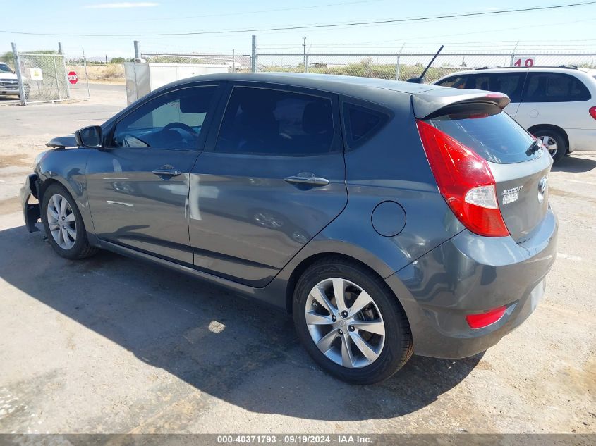 2012 Hyundai Accent Se VIN: KMHCU5AE2CU022146 Lot: 40371793