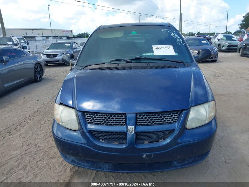 2001 Dodge Grand Caravan Sport VIN: 2B8GP44341R348036 Lot: 40371797