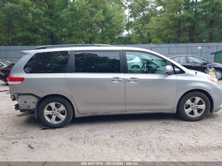 2013 Toyota Sienna Le V6 8 Passenger VIN: 5TDKK3DC5DS399872 Lot: 40371810