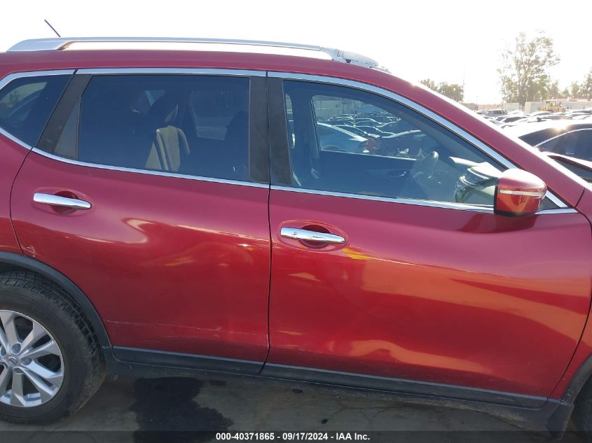 2015 Nissan Rogue Sv VIN: KNMAT2MT6FP563663 Lot: 40371865