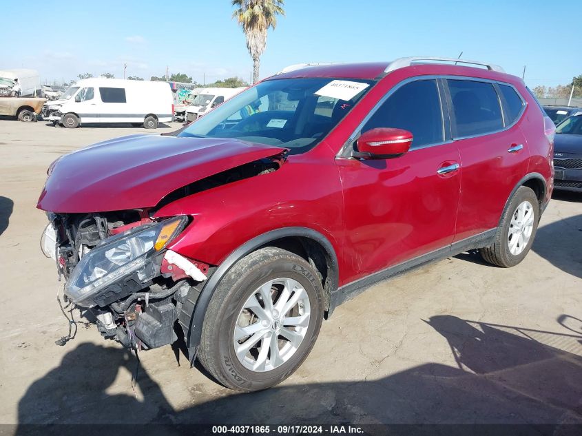 KNMAT2MT6FP563663 2015 NISSAN ROGUE - Image 2