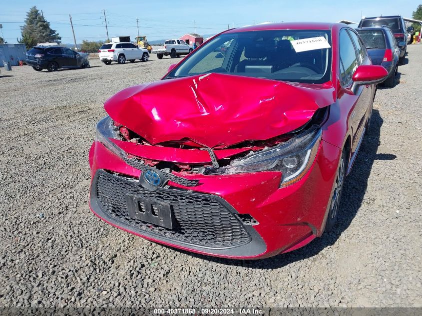 2021 TOYOTA COROLLA HYBRID LE - JTDEAMDEXMJ003777