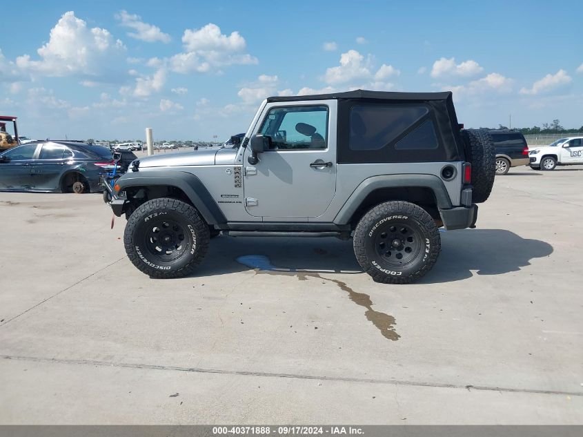 2013 Jeep Wrangler Sport VIN: 1C4AJWAG8DL647928 Lot: 40371888