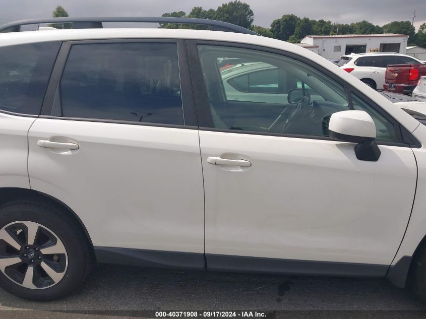 2018 Subaru Forester 2.5I Premium VIN: JF2SJAGC3JH492720 Lot: 40371908