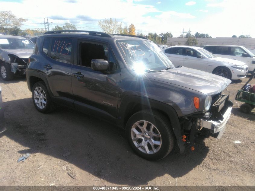 2016 Jeep Renegade Latitude VIN: ZACCJBBT6GPE06897 Lot: 40371945