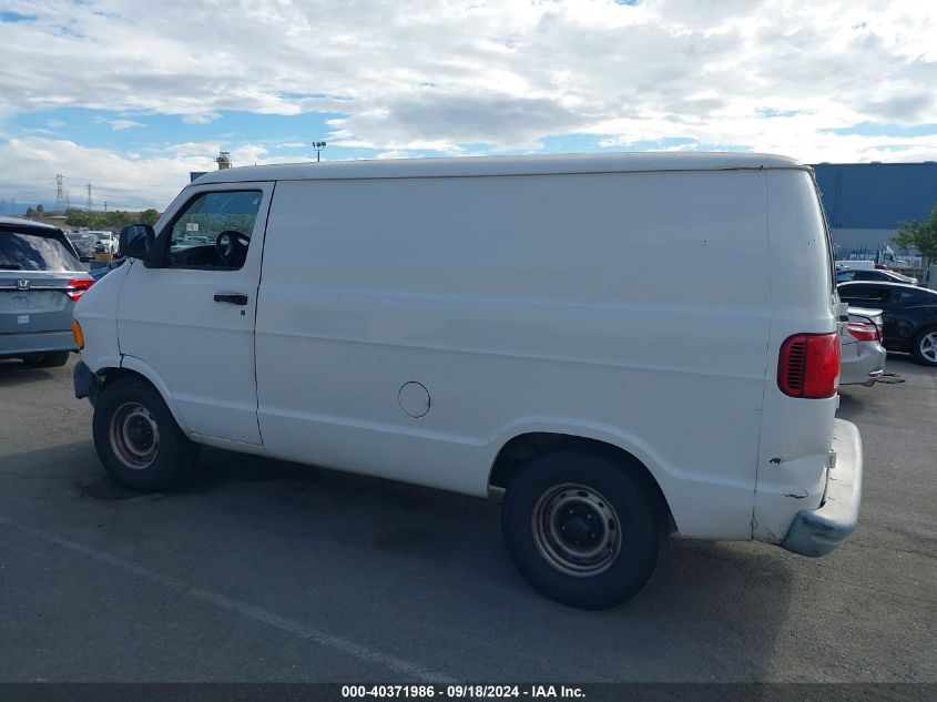 2B7HB11X2WK138791 1998 Dodge Ram Van 1500 Commercial/Conversion