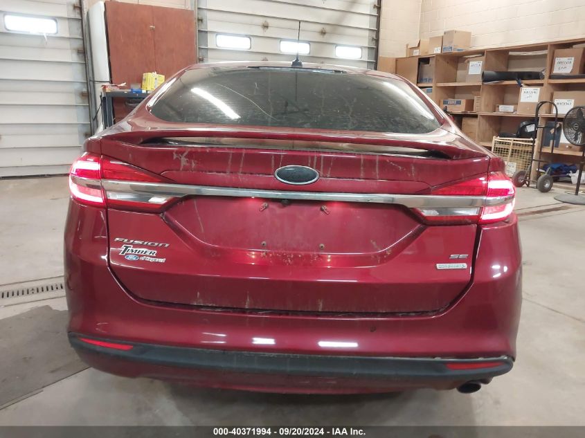 2018 FORD FUSION SE - 3FA6P0HD0JR158617