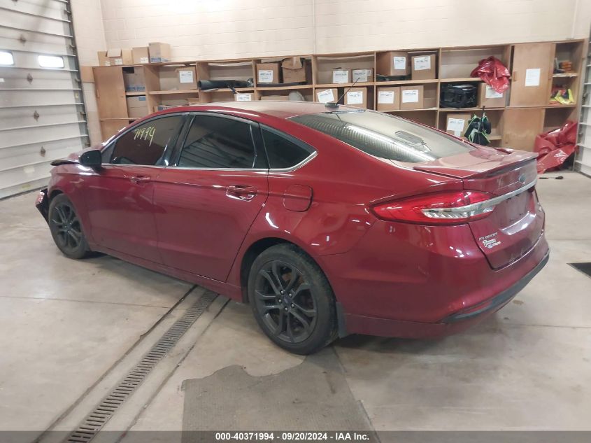 2018 FORD FUSION SE - 3FA6P0HD0JR158617