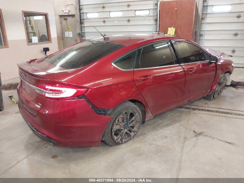 2018 FORD FUSION SE - 3FA6P0HD0JR158617