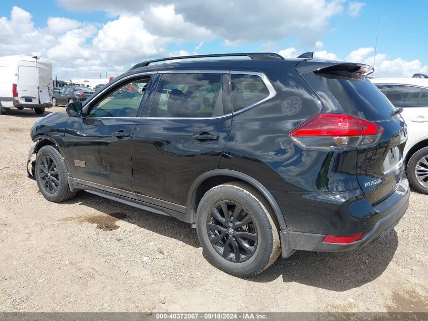 2017 Nissan Rogue Sv VIN: 5N1AT2MT6HC757079 Lot: 40372067