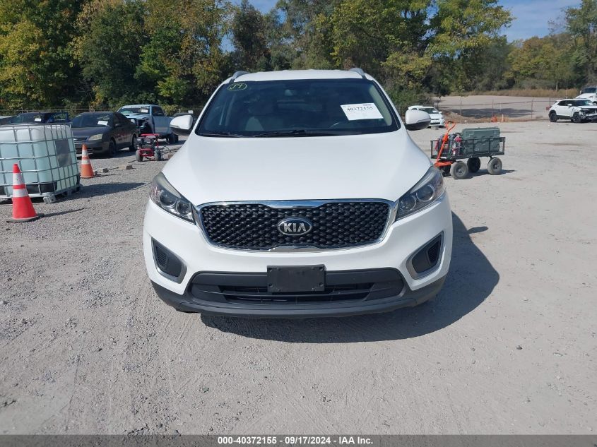 2016 Kia Sorento 2.4L Lx VIN: 5XYPGDA35GG098134 Lot: 40372155