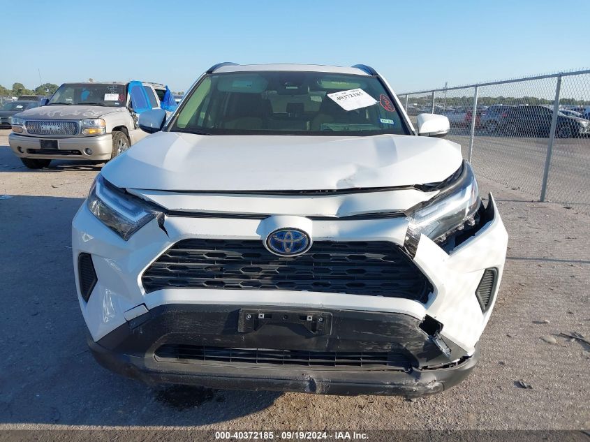 2022 Toyota Rav4 Hybrid Xle VIN: JTMRWRFV6ND165810 Lot: 40372185