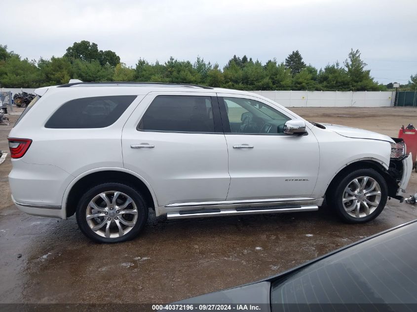 2017 Dodge Durango Citadel Awd VIN: 1C4SDJET5HC623372 Lot: 40372196