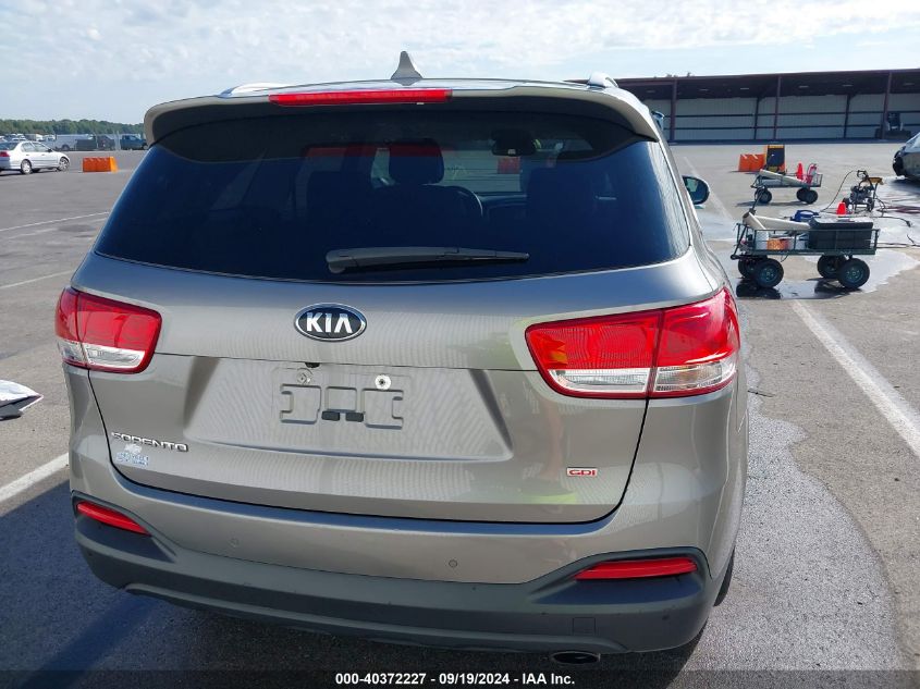 2016 Kia Sorento 2.4L Lx VIN: 5XYPGDA33GG180413 Lot: 40372227