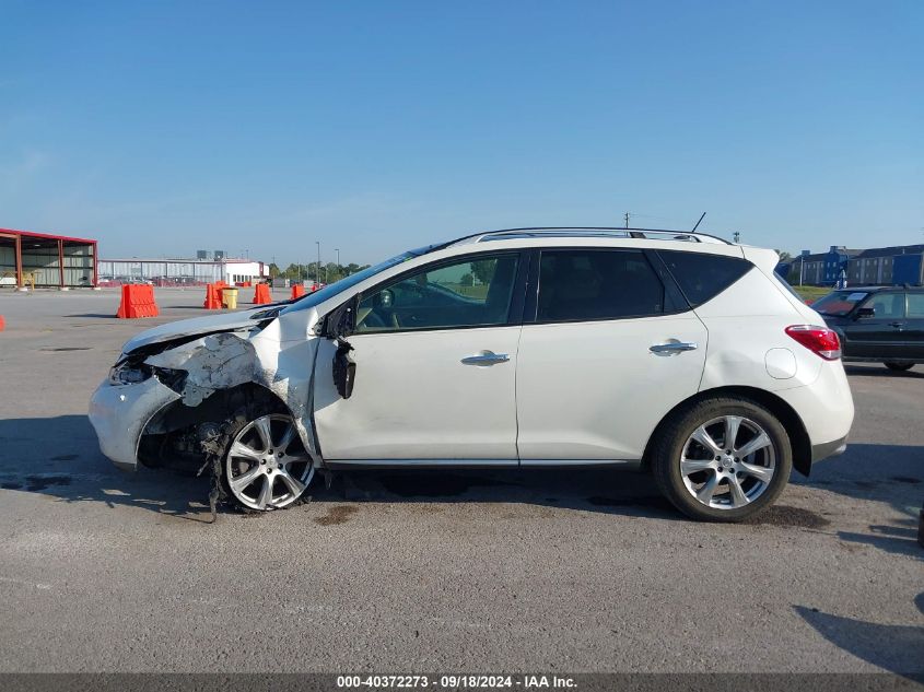 2014 Nissan Murano S/Sl/Sv/Le VIN: JN8AZ1MW2EW505917 Lot: 40372273