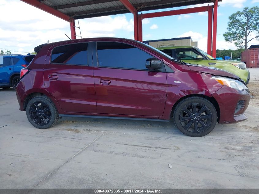 2022 Mitsubishi Mirage Black Edition VIN: ML32AWHJ9NH004971 Lot: 40372335