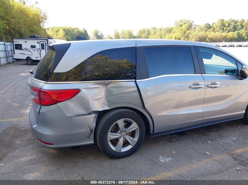 2019 Honda Odyssey Ex-L VIN: 5FNRL6H79KB055781 Lot: 40372374