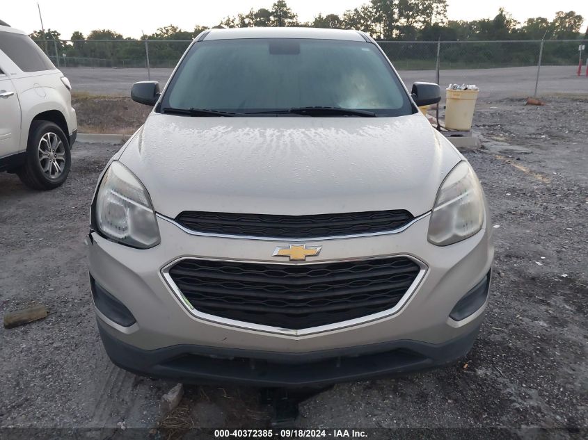 2016 Chevrolet Equinox Ls VIN: 2GNALBEK0G1181706 Lot: 40372385