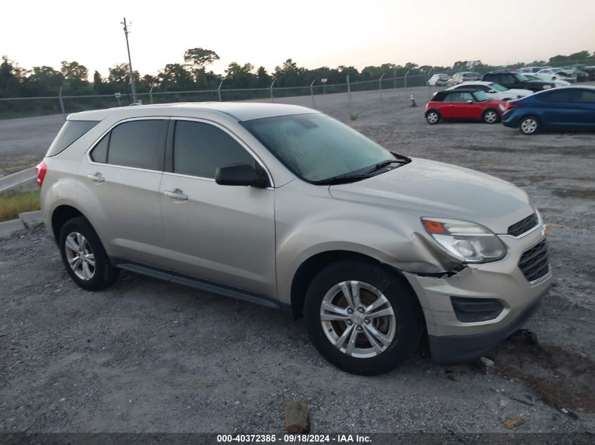 2016 Chevrolet Equinox Ls VIN: 2GNALBEK0G1181706 Lot: 40372385