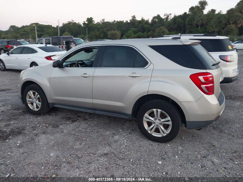 2016 Chevrolet Equinox Ls VIN: 2GNALBEK0G1181706 Lot: 40372385