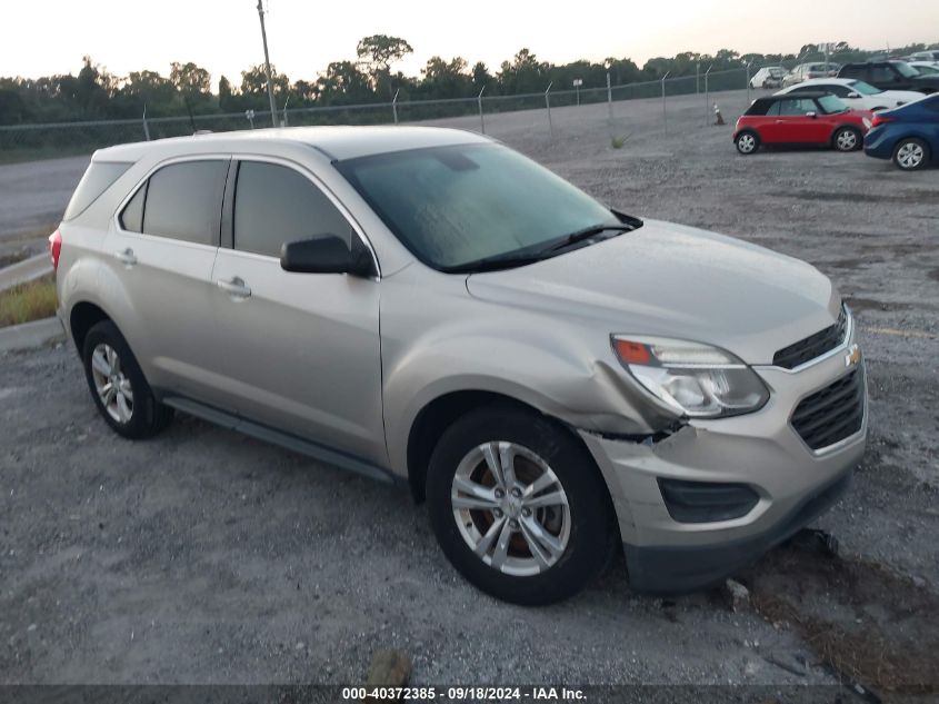 2GNALBEK0G1181706 2016 CHEVROLET EQUINOX - Image 1