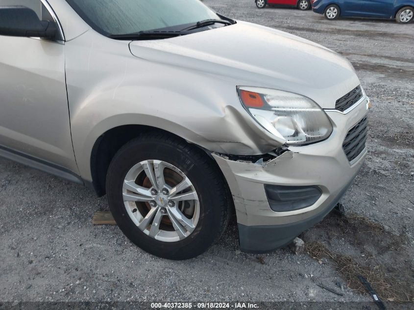 2016 Chevrolet Equinox Ls VIN: 2GNALBEK0G1181706 Lot: 40372385