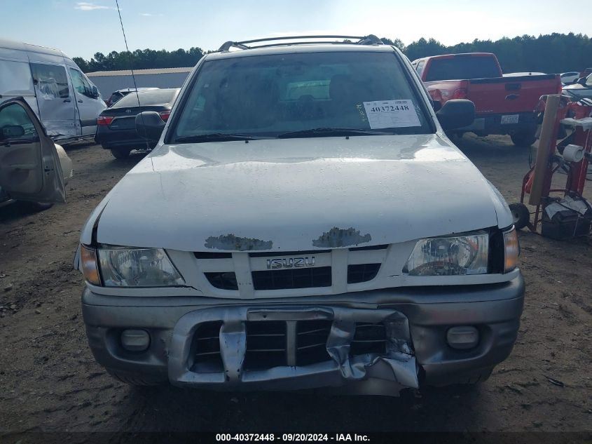 2003 Isuzu Rodeo S 3.2L V6 VIN: 4S2CK58W234311461 Lot: 40372448