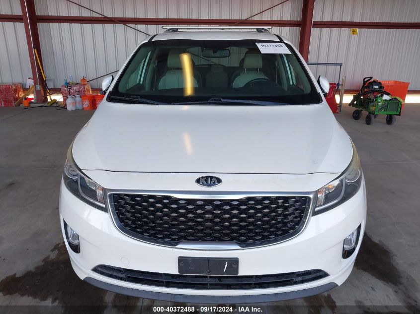 2015 Kia Sedona Ex VIN: KNDMC5C13F6053923 Lot: 40372488