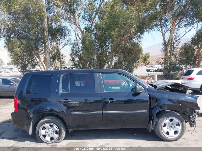 2015 Honda Pilot Lx VIN: 5FNYF3H22FB032015 Lot: 40372499