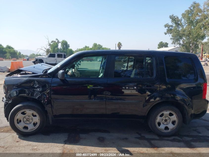 2015 Honda Pilot Lx VIN: 5FNYF3H22FB032015 Lot: 40372499