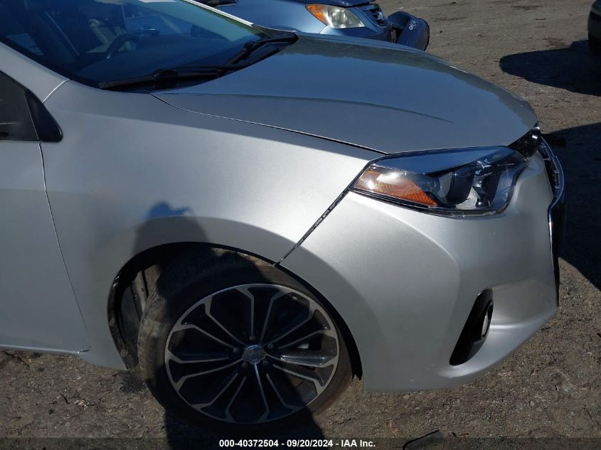 2015 Toyota Corolla S Plus VIN: 2T1BURHE0FC426190 Lot: 40372504