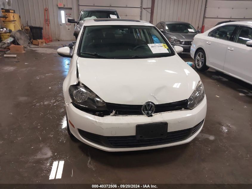 WVWDB7AJ4DW062872 2013 Volkswagen Golf 2.5L 4-Door