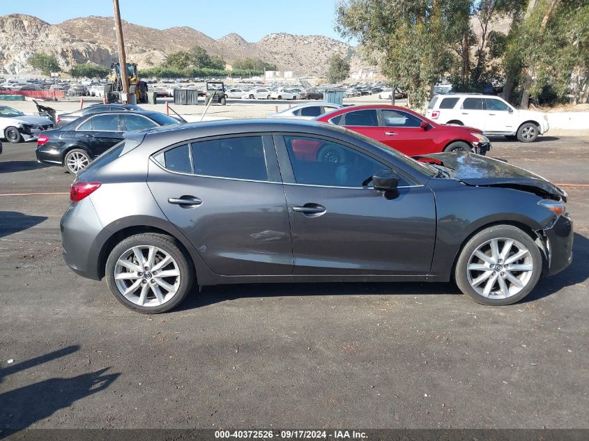 2017 Mazda Mazda3 Touring VIN: 3MZBN1L70HM154982 Lot: 40372526