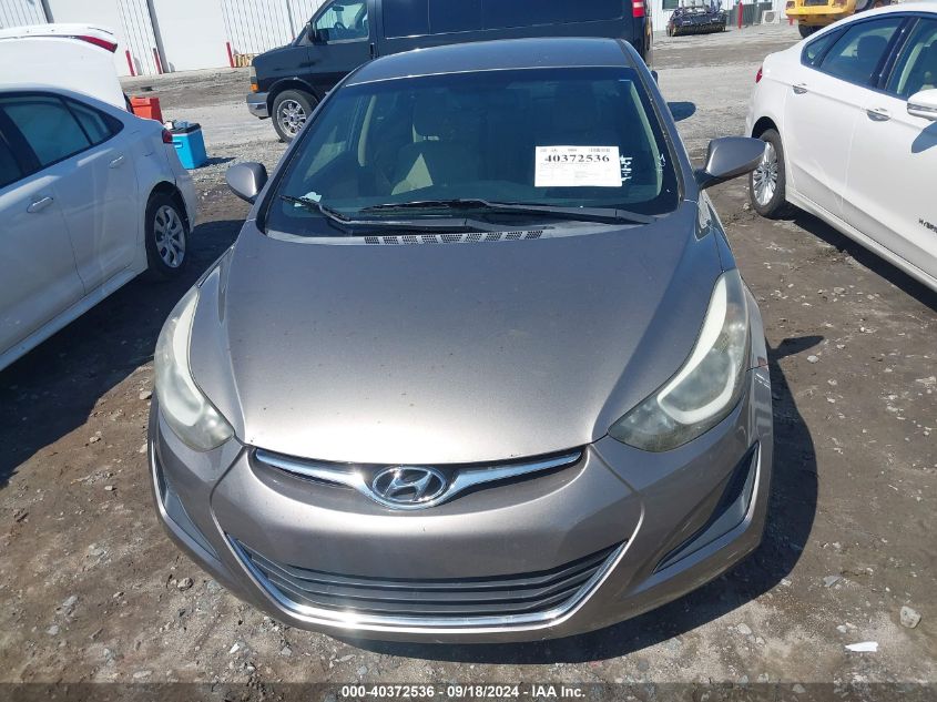 2014 Hyundai Elantra Se/Sport/Limited VIN: 5NPDH4AE0EH481258 Lot: 40372536