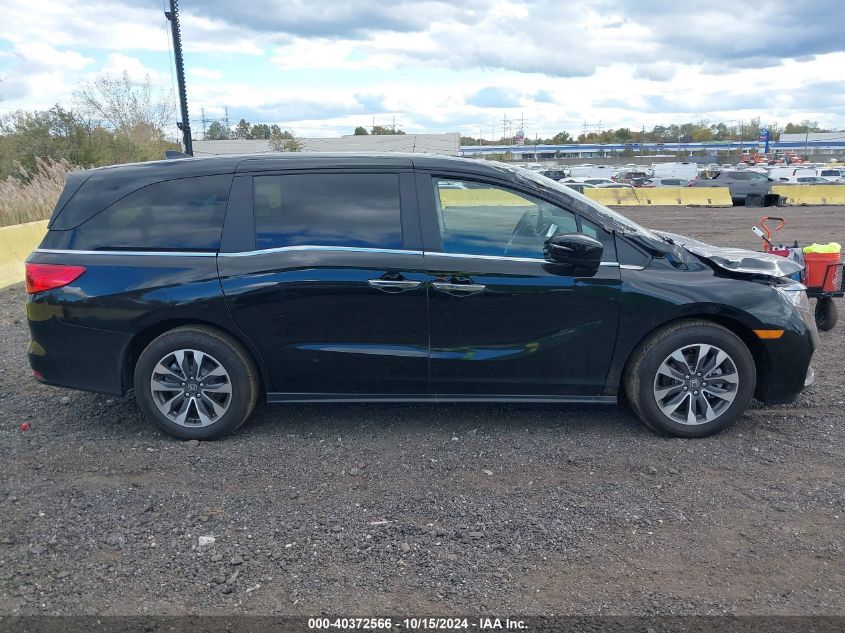 2024 Honda Odyssey Ex-L VIN: 5FNRL6H67RB072192 Lot: 40372566