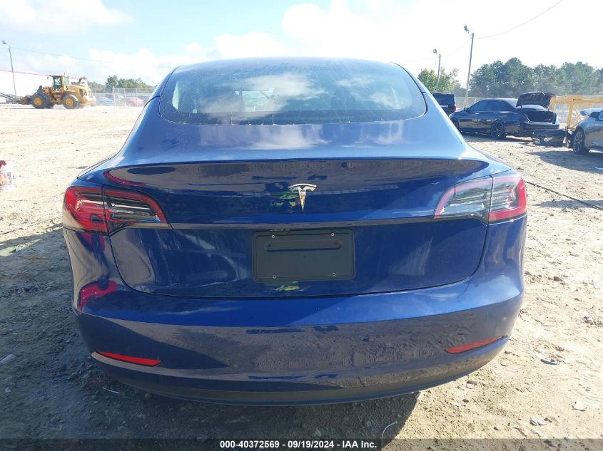 2023 Tesla Model 3 Rear-Wheel Drive VIN: 5YJ3E1EA2PF569241 Lot: 40372569