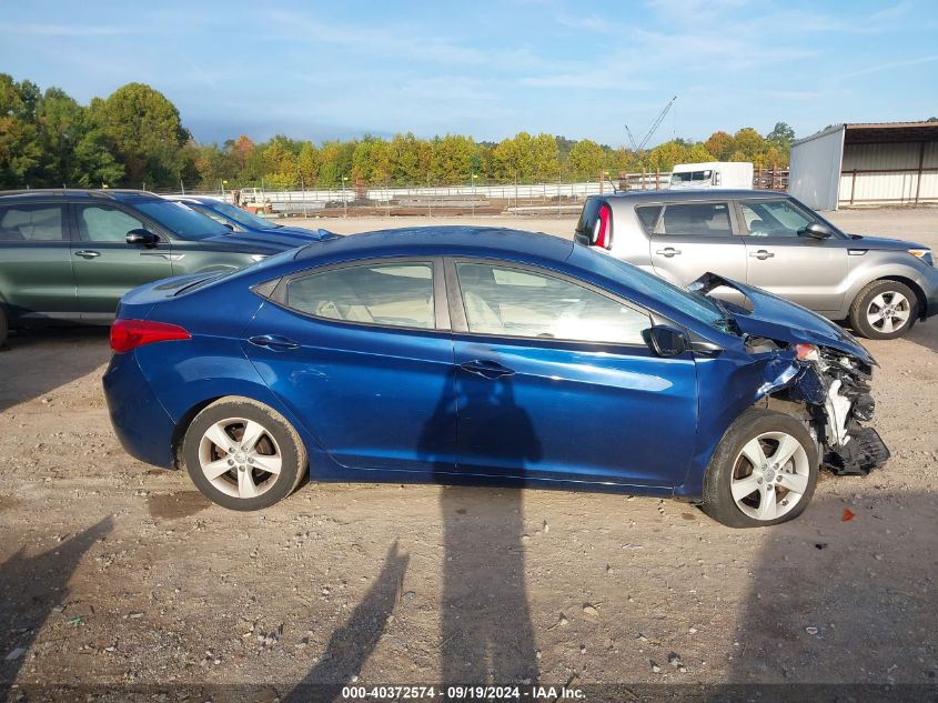 2013 Hyundai Elantra Gls VIN: KMHDH4AE0DU872684 Lot: 40372574