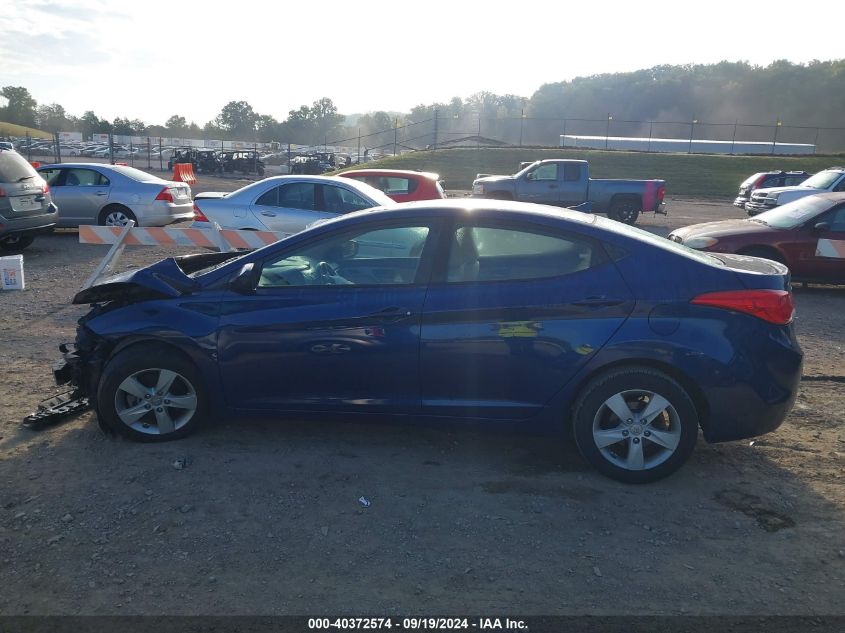 2013 Hyundai Elantra Gls VIN: KMHDH4AE0DU872684 Lot: 40372574