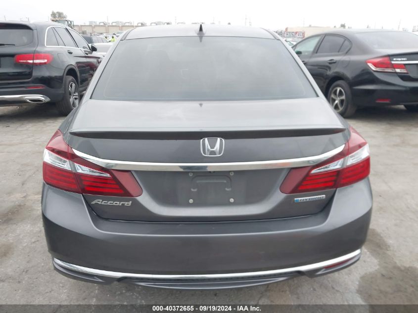 JHMCR6F57HC019338 2017 Honda Accord Hybrid Ex-L