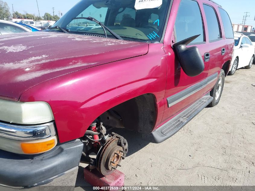 2004 Chevrolet Tahoe Ls VIN: 1GNEC13V44R257682 Lot: 40372659